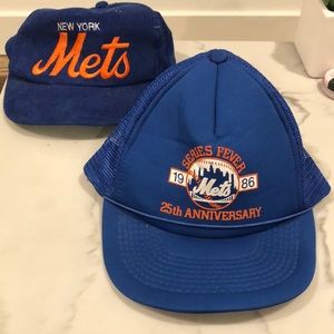2 NY Mets hats.